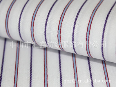 中山條紋梭織天絲襯衫面料 匯鑫紡織T13241-2現貨解析